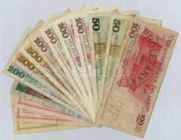 Lengyelország 1975-1994. 13db-os bankjegy tétel T:II-III
Poland 1975-1994. 13pcs of banknotes C:XF-...