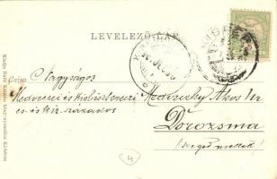 1904 Kisbér, Lóversenytér, futam indítása. Kiadja Haftl Kálmán