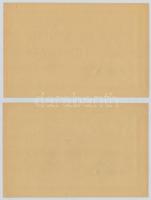 NSZK 1947. "A Karl Marx Ház újjáépítésére" kitöltetlen téglajegy (2x) sorszámkövetők T:I
...