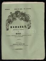 1846 Honderü. Szépirodalmi, művészeti és divatlap. 21-23. számok. 3 füzetben
Szerk.: Petrichevich H...