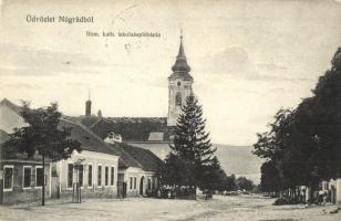 1914 Nógrád, Római katolikus iskola és plébánia