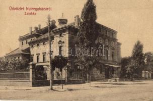1911 Nyíregyháza, Színház. W. L. (?) No. 542. Kiadja Kiss T. Emma