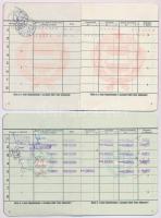 1986. "Országos Takarékpénztár - Postai Takarékbetét-könyv" + ~1987. "Országos Takaré...