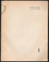 Kodály Zoltán: A magyar népzene. Bp., 1943, Kir. M. Egyetemi Nyomda, 75 p.+XII t. Kiadói papírkötésb...