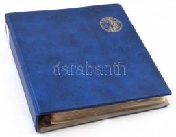 ~211db-os vegyes fémpénz tétel gyűrűs albumban, közte Nagy-Britannia, Kanada, Ausztrália és Amerikai...