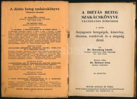 Dr. Rosenberg László: A diétás beteg szakácskönyve.  Változatos étrendek. II. kötet: Anyagcsere bete...