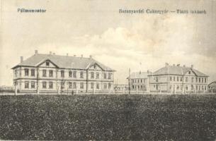 Pélmonostor, Beli Manastir; Baranyavári cukorgyár, Tiszti lakások. Kiadja Robitschko János / sugar factory, officers houses