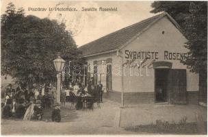 Pleterniceszentmiklós, Pleternica; Svratiste Rosenfeld / Rosenfeld vendéglő és szálloda, étterem. A. Gomercic felvétele / restaurant, hotel, inn (EK)