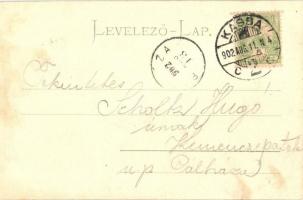 1902 Szepesszombat, Georgenberg, Spisská Sobota; Fő tér, templom, üzlet / main square, church, shop ...