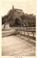 Nyitra, Nitra; Zámok / Püspöki vár, fahíd / bishops castle, wooden bridge (EB)