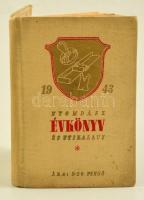 1943 Nyomdász évkönyv és útikalauz, 148p