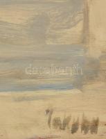 Jakuba János (1909-1974): Plázs. Olaj, farost, jelzett, 60×80 cm