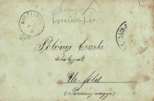 1899 Nyitra, Nitra; látkép, püspöki vár / Zámok / general view, bishop's castle (szakadás / tea...