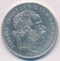 1879KB 1Ft Ag "Ferenc József / Középcímer" T:1-
Adamo M15