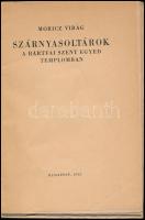 Móricz Virág: Szárnyasoltárok a bártfai Szent Egyed templomban. Bp., 1932. Kiadói papírkötés, kissé ...