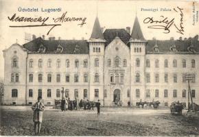 1905 Lugos, Lugoj; Pénzügyi palota. Kiadja Auspitz Adolf / Financial Palace (EK)