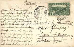 1913 Osztrák-magyar lőgyakorlat Szarajevónál / WWI K.u.k. military shooting practice near Sarajevo. ...