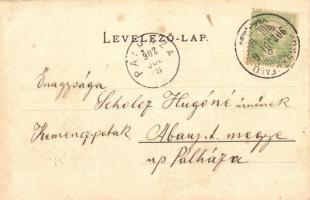 1902 Brassó, Kronstadt, Brasov; Kornzeile, Schutzengel Apotheke / Búza sor, gyógyszertár, Szentpéter...