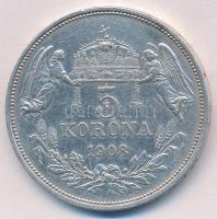 1908KB 5K Ag "Ferenc József" T:2
Adamo K7