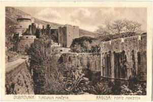Dubrovnik, Ragusa; Tvrdjava Minceta / Forte Mincetta / castle ruin (wet damage)