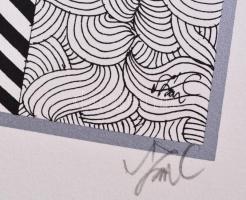 Szász Endre (1926-2003): Női arc. (Emese). Szitanyomat, sorszámozott, jelzett, 40×35 cm