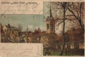 36 db RÉGI osztrák, német és cseh városképes lap több lithoval / 36 pre-1945 town-view postcards fro...