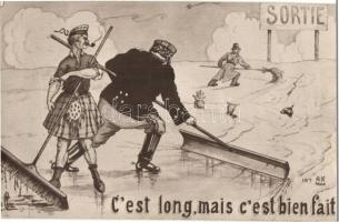 25 db RÉGI első világháborús katonai művészlap / 25 WWI military art postcards