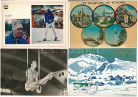 21 db MODERN olimpiai sportlap / 21 modern sport motive postcards about the Olympic Games