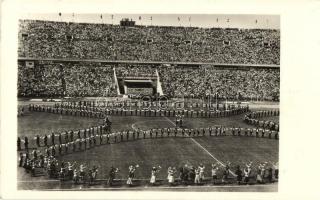 6 db RÉGI sport motívumlap stadionokkal / 6 pre-1945 sport motive postcards with stadiums