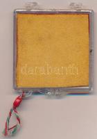 1980. "XXII. Nyári Olimpiai Játékok Moszkva 1980 - Misa" jelzett Ag bélyegérem eredeti, pl...