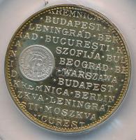 1979. "Naptár" Ag bélyegérem ÁPV tokban (~5,5g/0.835/24mm) T:1- (eredetileg PP) patina