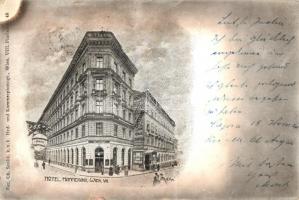 1907 Vienna, Wien VIII. Hotel Hammerand. Ch. Scolik k.u.k. Hof und Kammerphotogr. (fa)