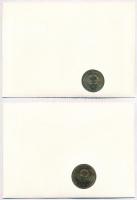 NDK 1985-1990. 13db különféle érmés boríték, bélyeggel és bélyegzéssel T:I
GDR 1985-1990. 13pcs of ...