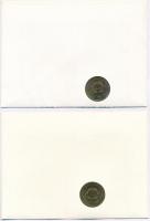 NDK 1985-1990. 13db különféle érmés boríték, bélyeggel és bélyegzéssel T:I
GDR 1985-1990. 13pcs of ...