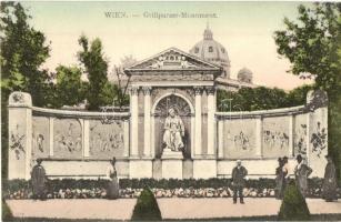 Vienna, Wien I. Volksgarten, Grillparzerdenkmal / Grillparzer monument