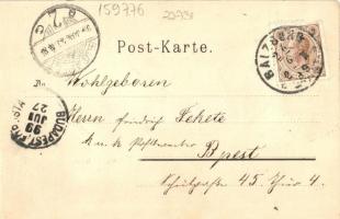 1899 Salzburg, Städt. Versorgungshaus. Verlag G. Baldi  / old people's home