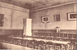 1913 Lőcse, Levoca; Püspöki leánynevelő intézet, nappali terem, belső / girl school interior