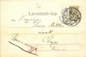 1903 Budapest VII. Központi pályaudvar (Keleti pályaudvar) és Csömöri út, vasútállomás, Baross szobo...