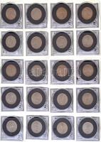 Amerikai Egyesült Államok 1999-2009. 1/4$ (56xklf) "50 Állam" teljes sorozat, a társult ál...