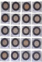 Amerikai Egyesült Államok 1999-2009. 1/4$ (56xklf) "50 Állam" teljes sorozat, a társult ál...