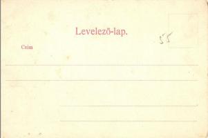 Budapest I. Döbrentei tér, Gamauf Gyula üzlete, Keller Ignác Tabáni bor és sörcsarnoka, templom (EK)