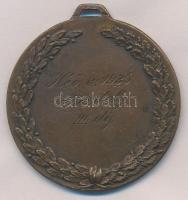 1935. "4. VDD (Vegyesdandár) / Pisztoly III. díj" Br sportérem szalag nélkül (41mm) T:2