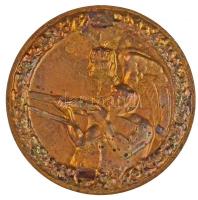 Sződy Szilárd (1878-1939) ~1935. Levente lövész jelvény, Br jelvény (48mm) T:2 hátoldalán sérült a r...