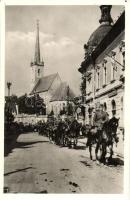 1940 Dés, Dej; bevonulás / entry of the Hungarian troops "1940 Dés visszatért" So. Stpl