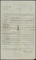 1939 Kemecse, Izraelita születési anyakönyvi kivonat