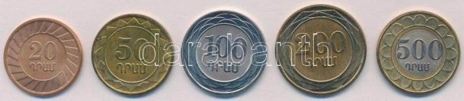 Örményország 2003. 20D-500D (5xklf) T:1- Armenia 2003. 20 Dram - 500 Dram (5xdiff) C:AU