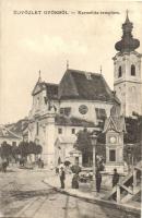 Győr, Karmelita templom. Kiadja Nitsmann József (EK)