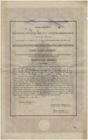 Budapest 1916. "A magyar korona országai 5 1/2%-kal kamatozó Járadékkölcsön" államadóssági...