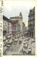 1903 New York, Lower Broadway, trams (EK)