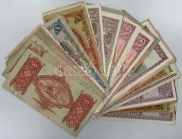 50db-os vegyes magyar pengő bankjegy tétel T:III,III-